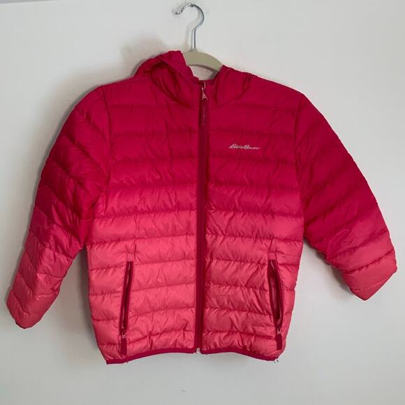 Eddie Bauer Ombre Duck Down Puffer Jacket size medium size 10/12 - Picture 1 of 3